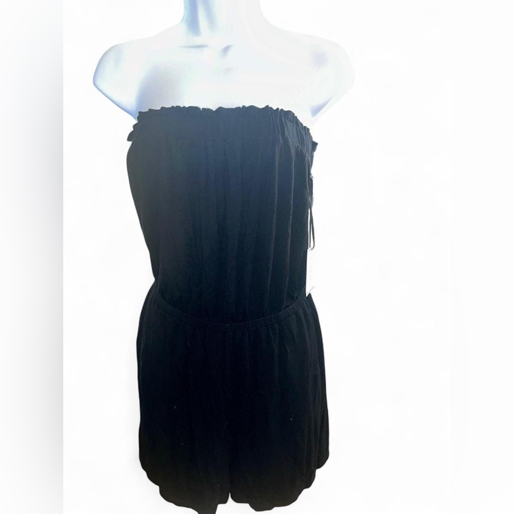 1.STATE black strapless romper